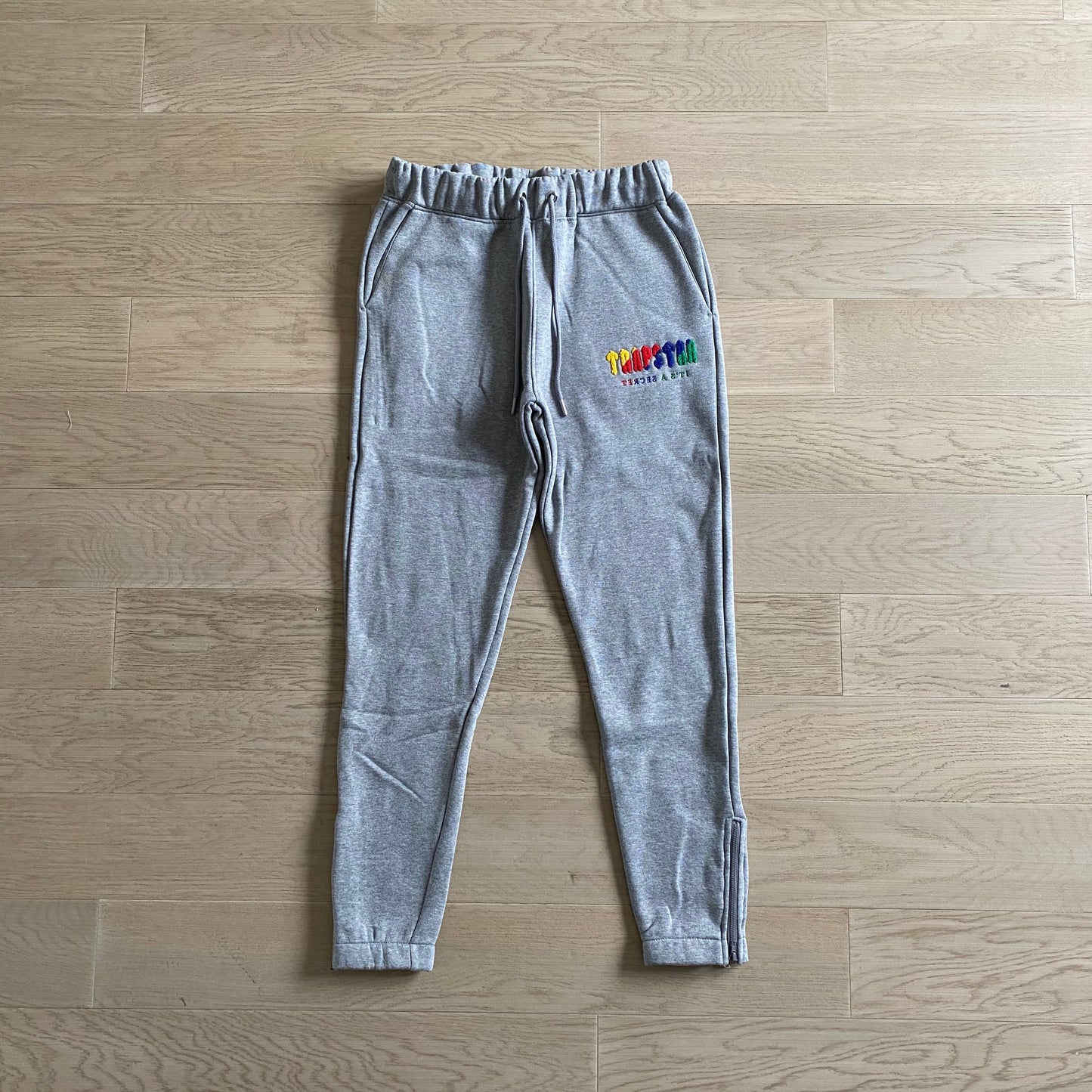 mens candy grey chenille decoded hooded tracksuit "tstar"