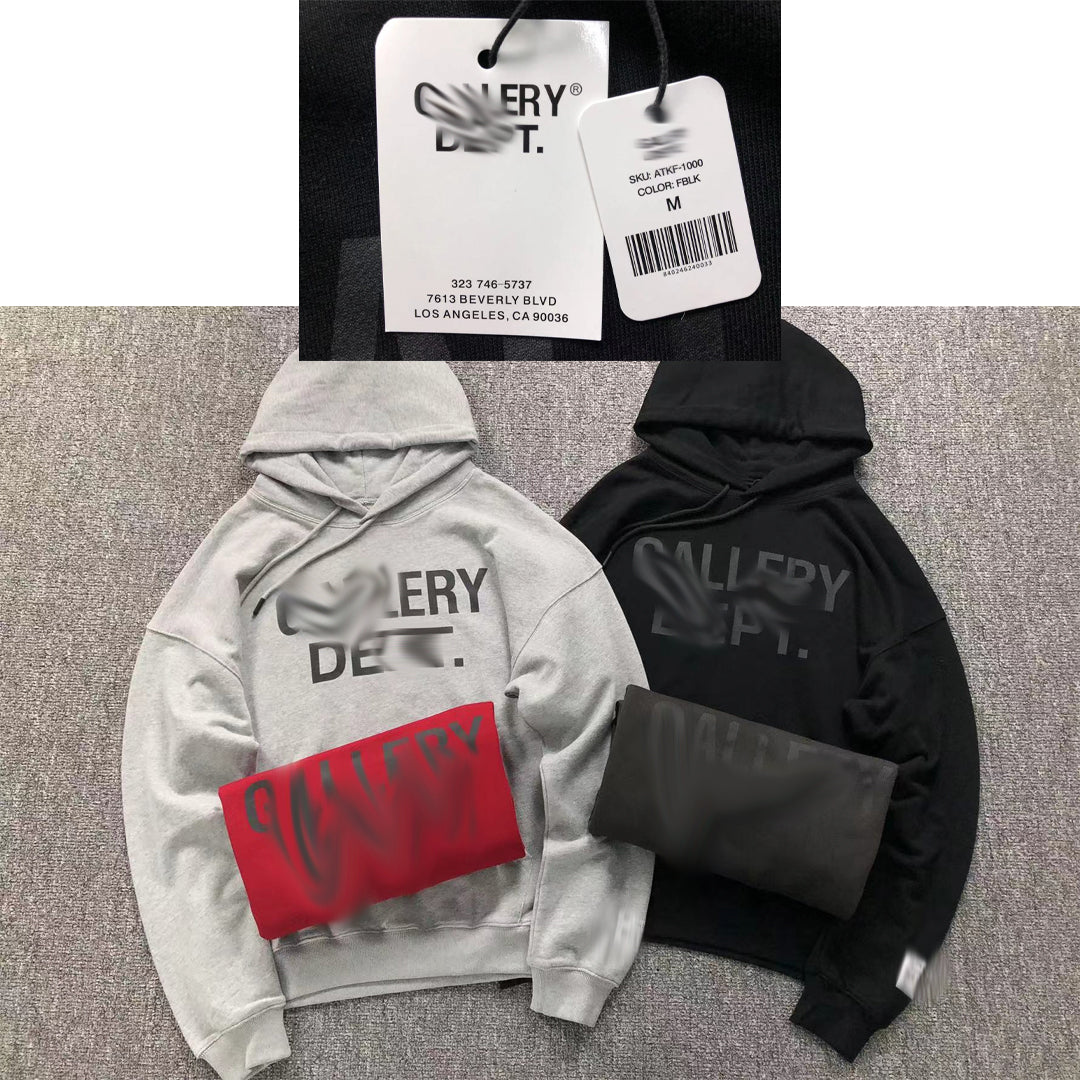 mens gallery hoodie (grey)