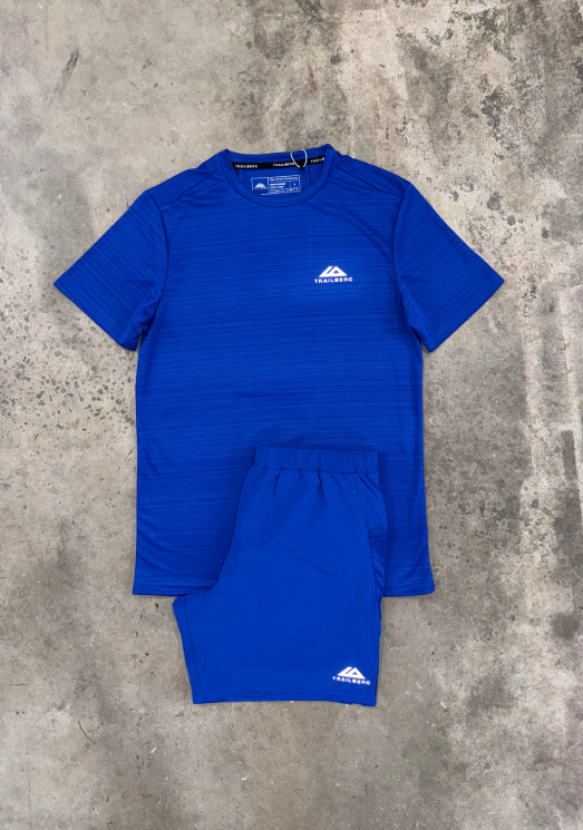 t-bg short set - midnight blue