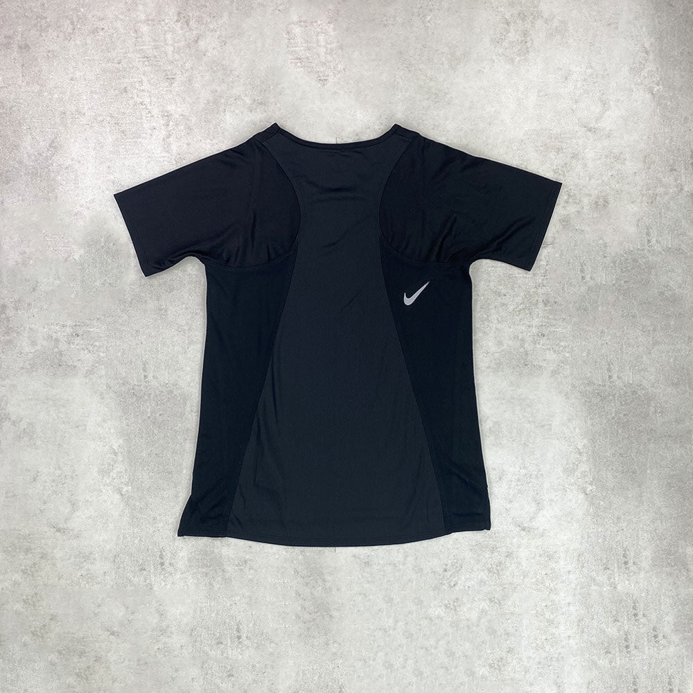dri-fit short sleeve race top black women's