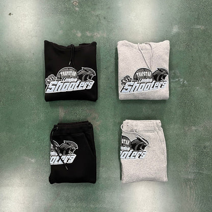 Mens Grey/Sky Blue Shooters tracksuit "TStar"