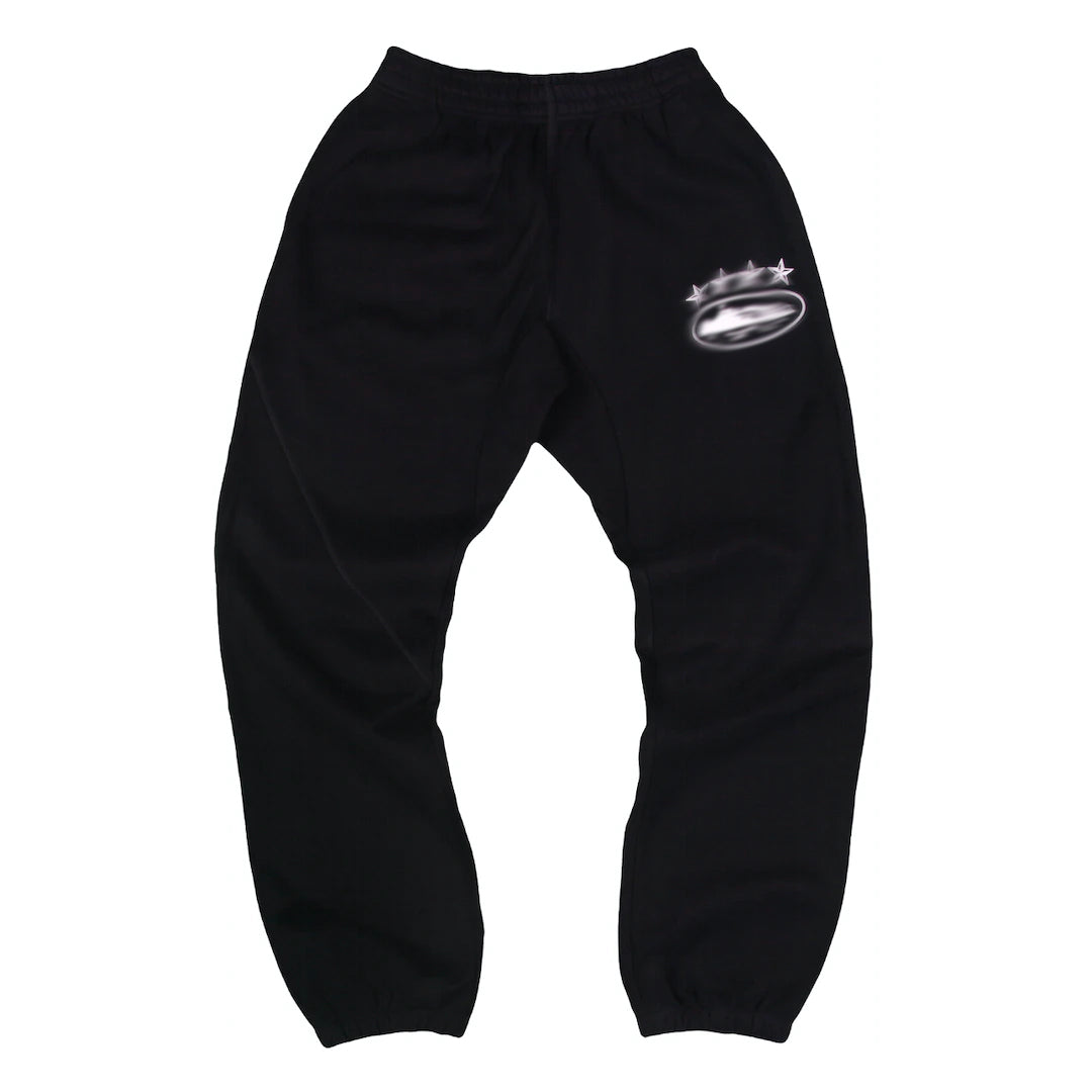 mens black 5 star joggers "crt*z"
