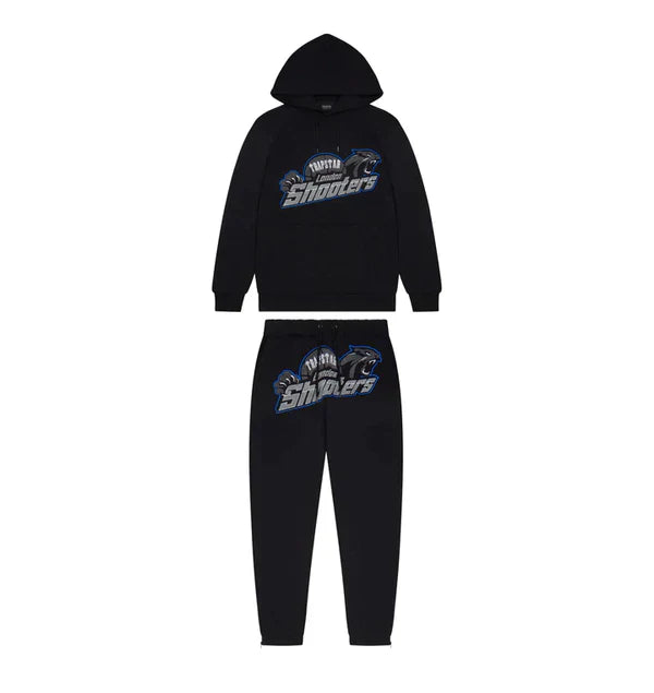 mens black shooters tracksuit "tstar"