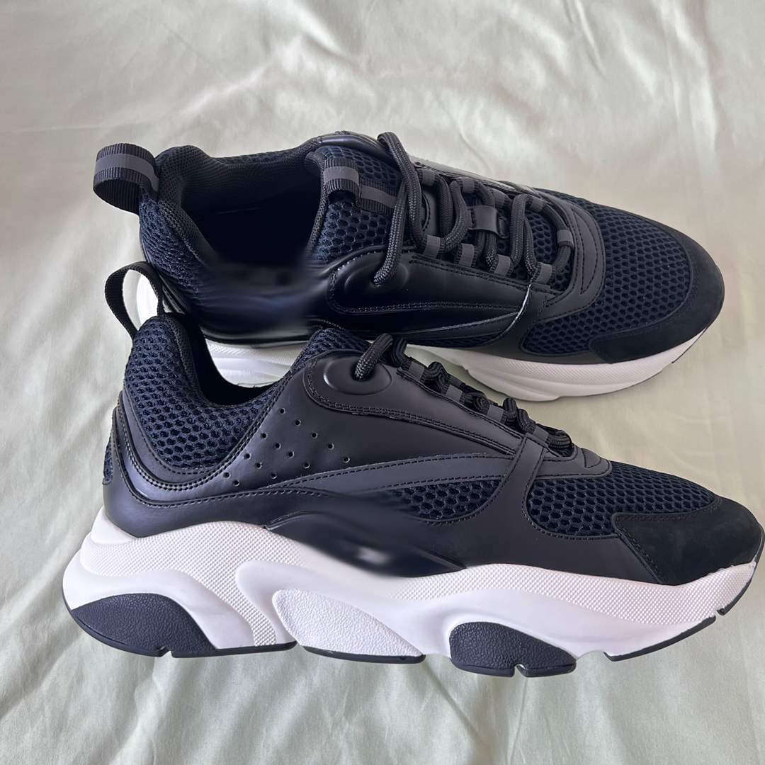 mens black and white shoes “b2"