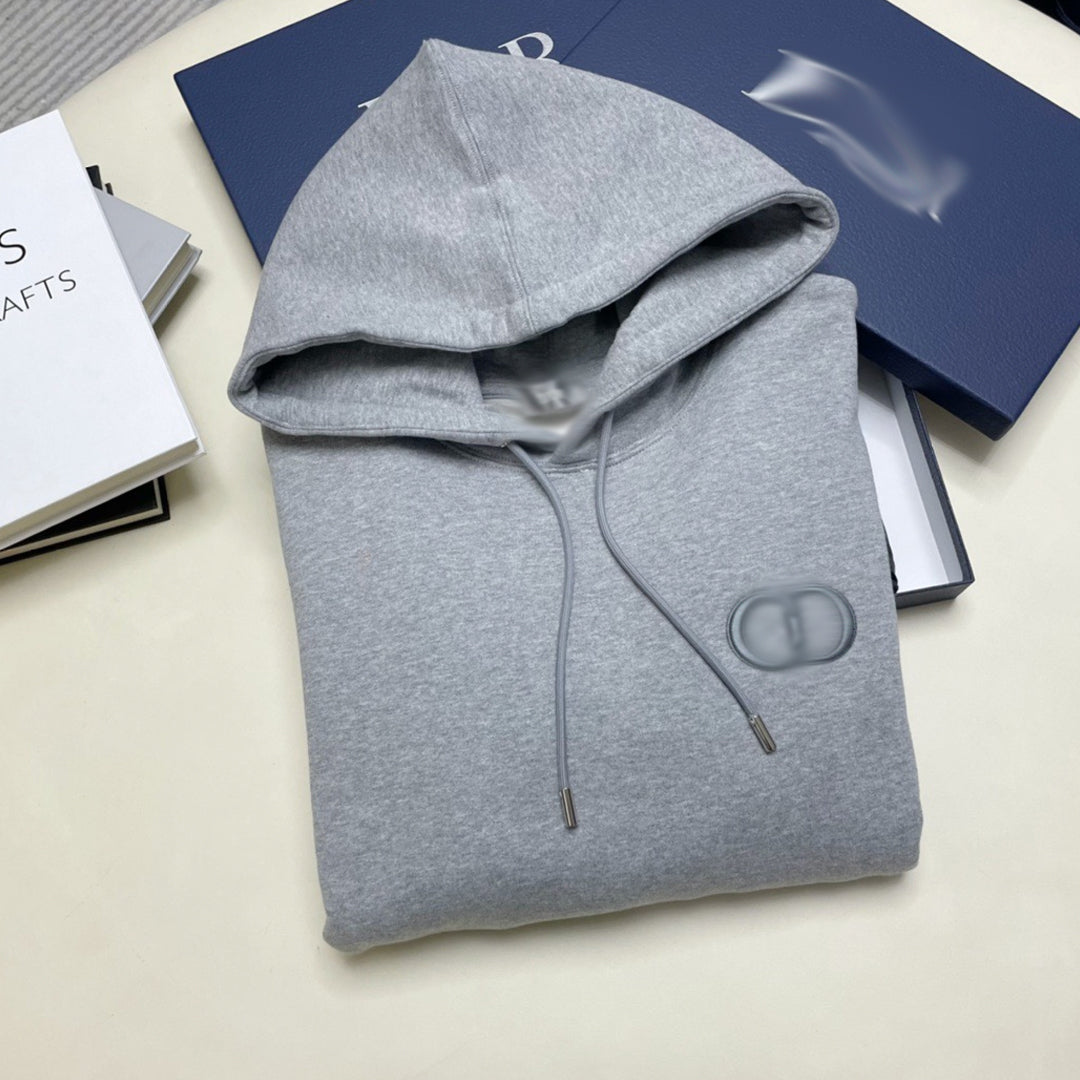 mens grey dlor hoodie