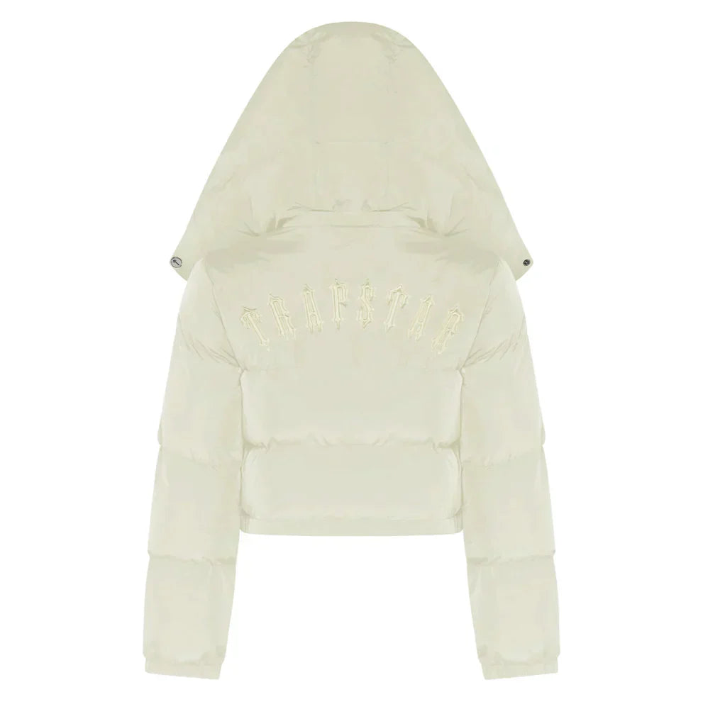 womens cream puffer jacket "tstar"