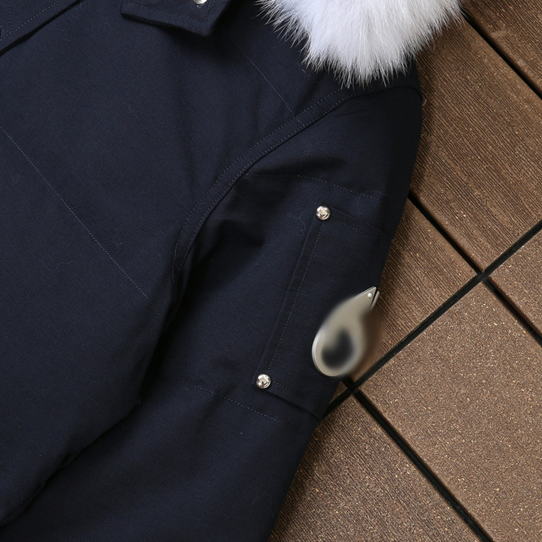 mens navy jacket "moose"