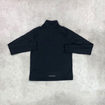 Swoosh Half Zip Active Black/ White Women's