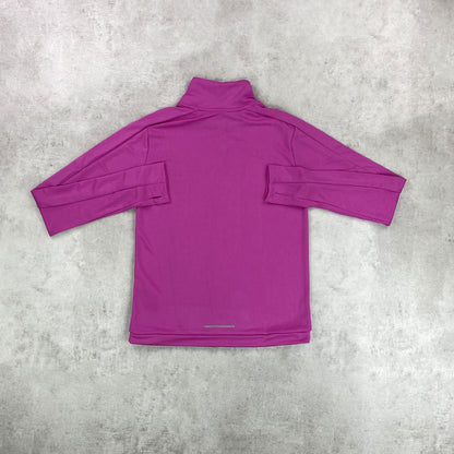 Swoosh Half Zip Active Fucshia Women's